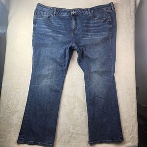 Torrid Jeans Mid Rise Slim Bootcut Classic Denim Blue Women's 24 Plus